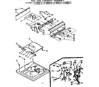 Kenmore 11072665410 top and console assembly diagram