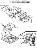 Top and console assembly