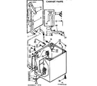 Kenmore 11073665130 cabinet parts diagram