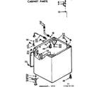 Kenmore 11073670200 cabinet parts diagram