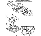 Kenmore 11073670600 top and console assembly diagram