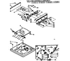 Kenmore 11073670210 top & console assembly diagram