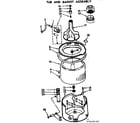 Kenmore 11072670220 tub and basket assembly diagram