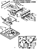 Top and console assembly