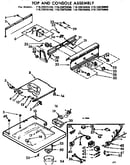 Top and console assembly