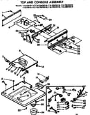 Top and console assembly