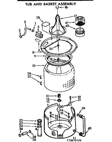 Tub and basket assembly