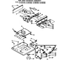 Kenmore 11072675620 top and console assembly diagram