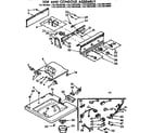 Kenmore 11073676400 top and console assembly diagram