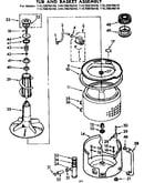 Tub and basket assembly