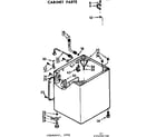 Kenmore 11072680600 cabinet parts diagram
