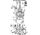 Kenmore 11072680110 tub and basket assembly diagram