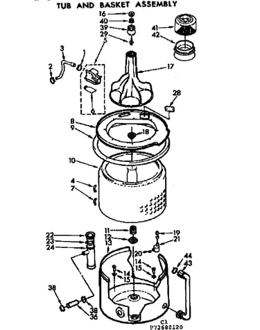 Tub and basket assembly