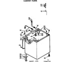Kenmore 11073691100 cabinet parts diagram