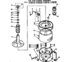 Kenmore 11072691100 tub and basket assembly diagram