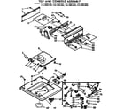 Kenmore 11072691400 top and console assembly diagram