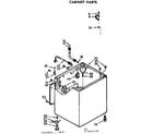 Kenmore 11072691210 cabinet parts diagram