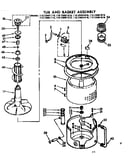 Tub and basket assembly
