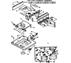Kenmore 11072691110 top and console assembly diagram
