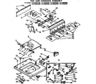 Kenmore 11073692600 top and console assembly diagram