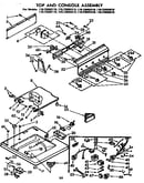 Top and console assembly