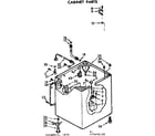 Kenmore 11072692220 cabinet parts diagram
