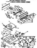 Top and console assembly