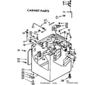 Kenmore 11072693600 cabinet parts diagram