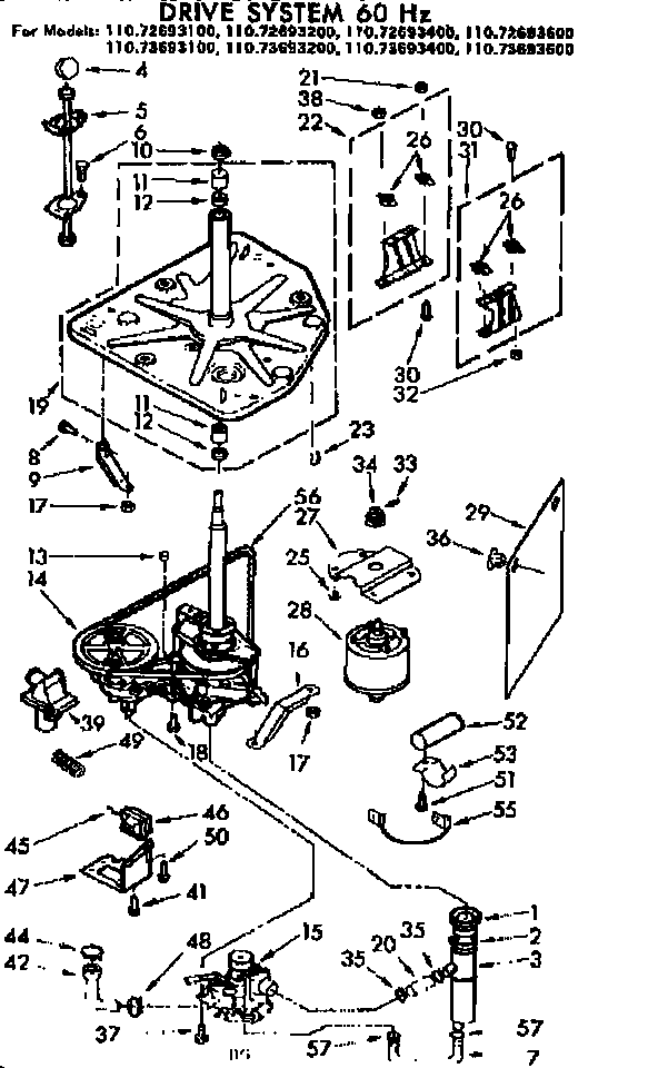 Drive system 60 hz
