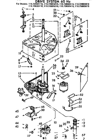 Drive system 60 hz