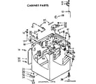 Kenmore 11072693620 cabinet parts diagram