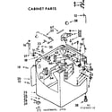 Kenmore 11072693230 cabinet parts diagram