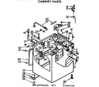 Kenmore 11072693240 cabinet parts diagram