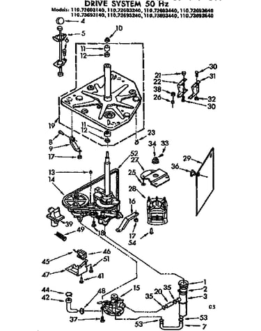 Drive system 50 hz