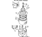 Kenmore 11072745110 tub and basket assembly diagram
