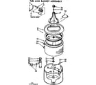 Kenmore 11073745120 tub and basket assembly diagram