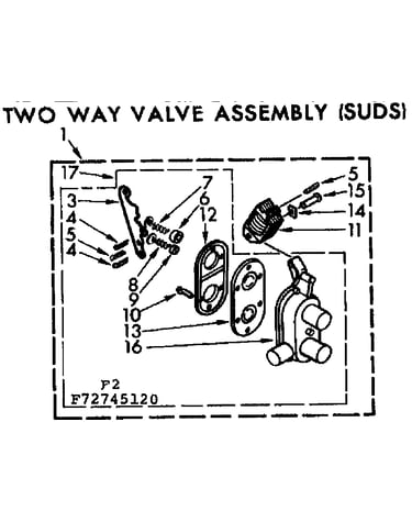 Two way water valve