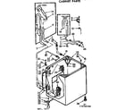 Kenmore 11073765200 cabinet parts diagram