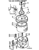 Tub and basket assembly