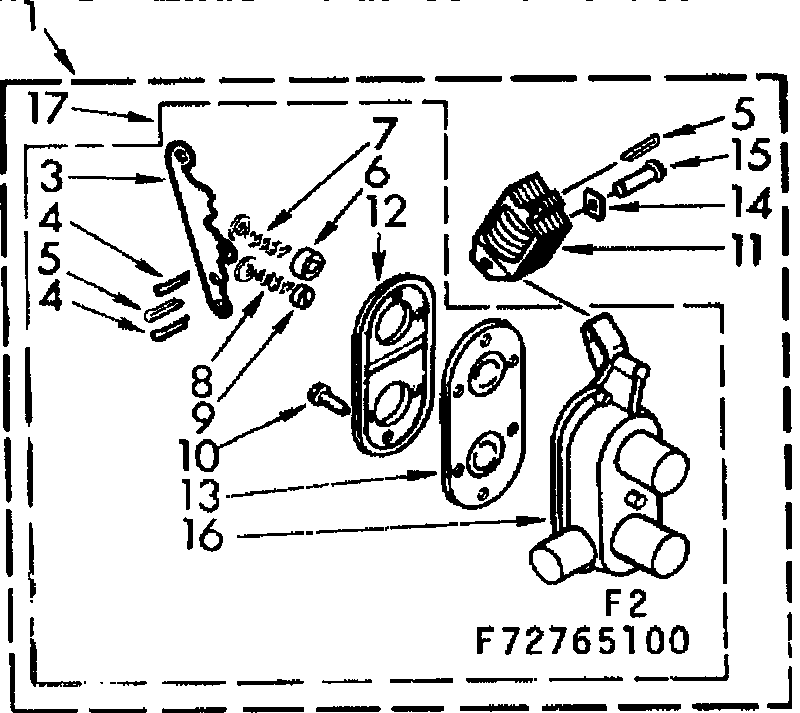 TWO WAY VALVE ASSEMBLY SUDS