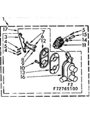 Two way valve assembly suds