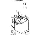 Kenmore 11072770200 cabinet parts diagram