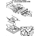 Kenmore 11073770200 top and console assembly diagram