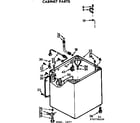 Kenmore 11073770410 cabinet parts diagram
