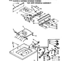 Kenmore 11072774410 top and console assembly diagram