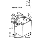 Kenmore 11073774120 cabinet parts diagram