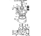 Kenmore 11072775100 tub and basket assembly diagram
