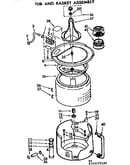 Tub and basket assembly