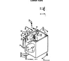 Kenmore 11072775810 cabinet parts diagram