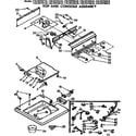 Kenmore 11073775810 top and console assembly diagram